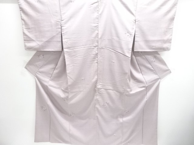 JAPANESE KIMONO / ANTIQUE SHIBORIHANAKAGO PATTERN VERTICAL FUSHI TSUMU